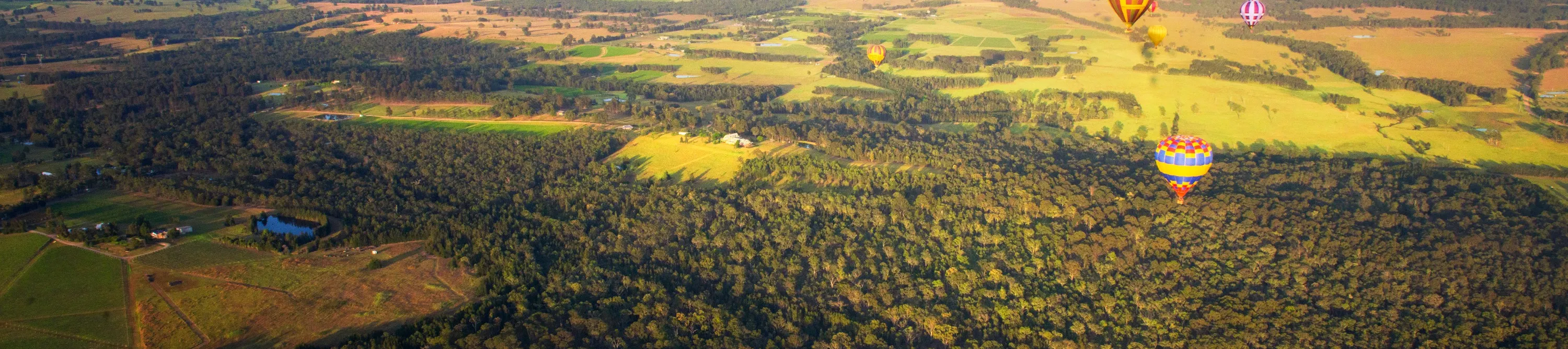 hot air balloon hunter valley