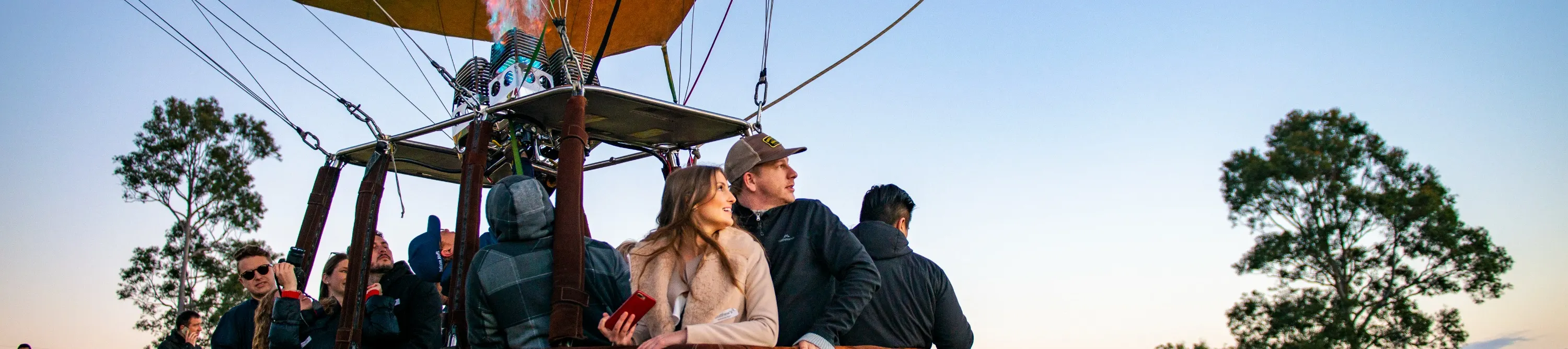 hot air balloon hunter valley