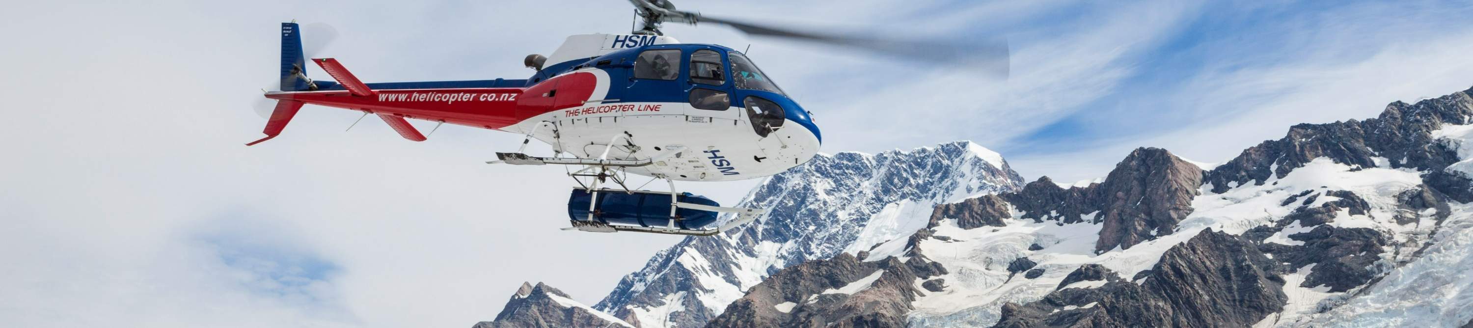 Vols panoramiques en hélicoptère en Nouvelle-Zélande