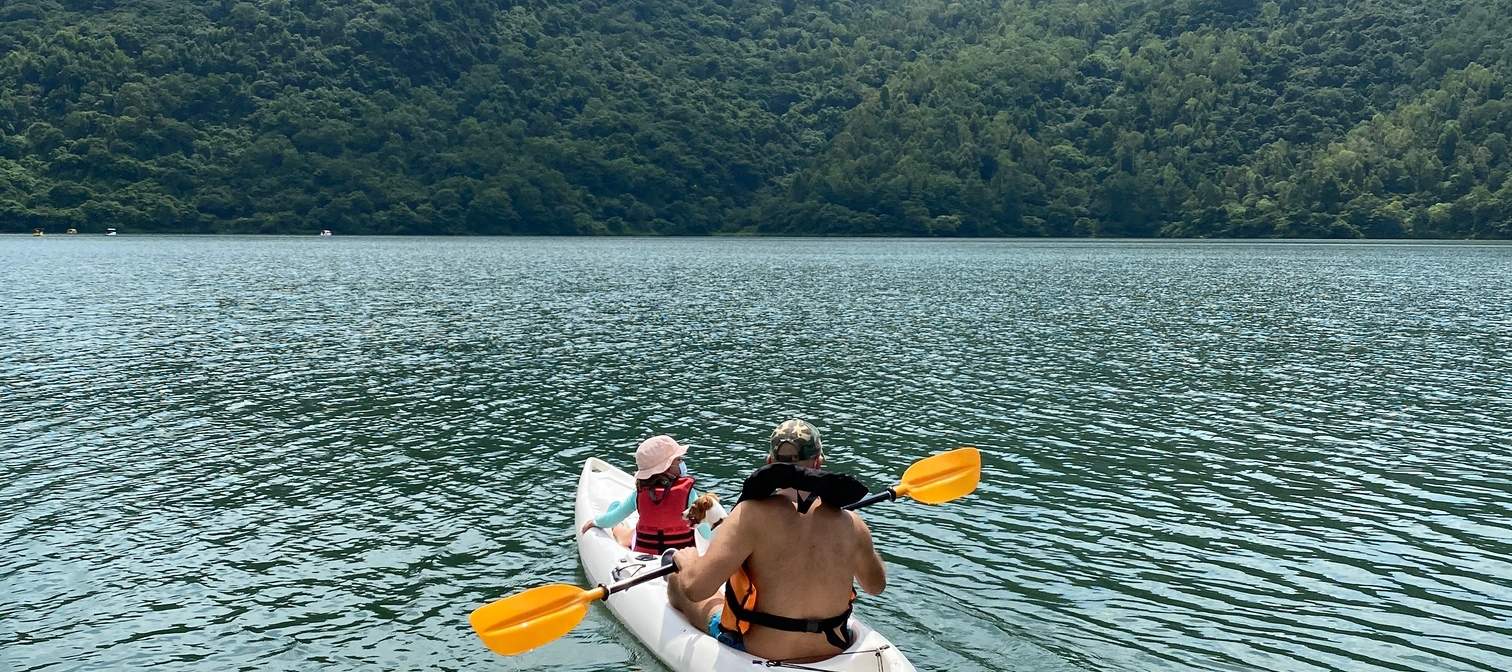 花蓮：鯉魚潭カヌー体験（インストラクター付き）