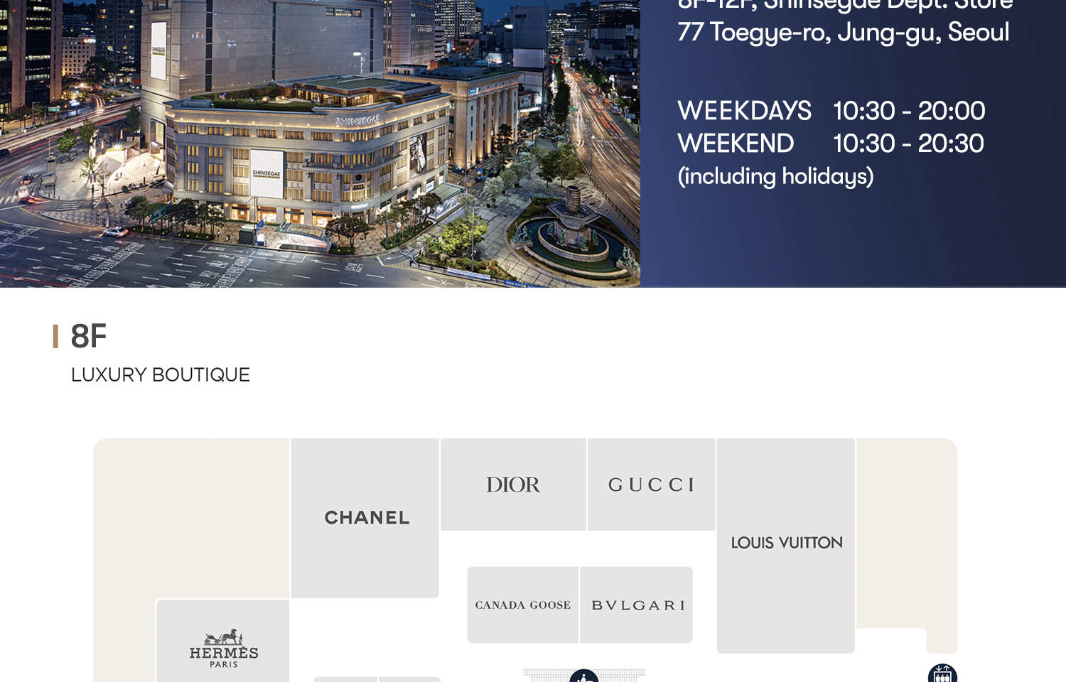 Shinsegae Bebas Cukai Myeongdong