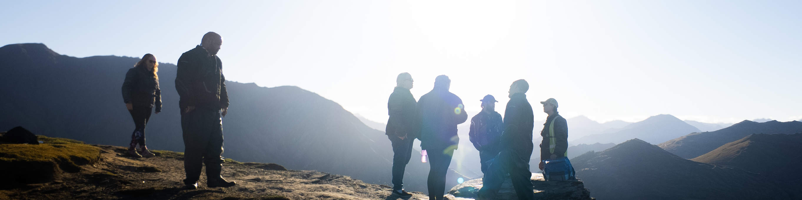 Disfrute del café, el té, los pasteles y las galletas mientras admira las vistas