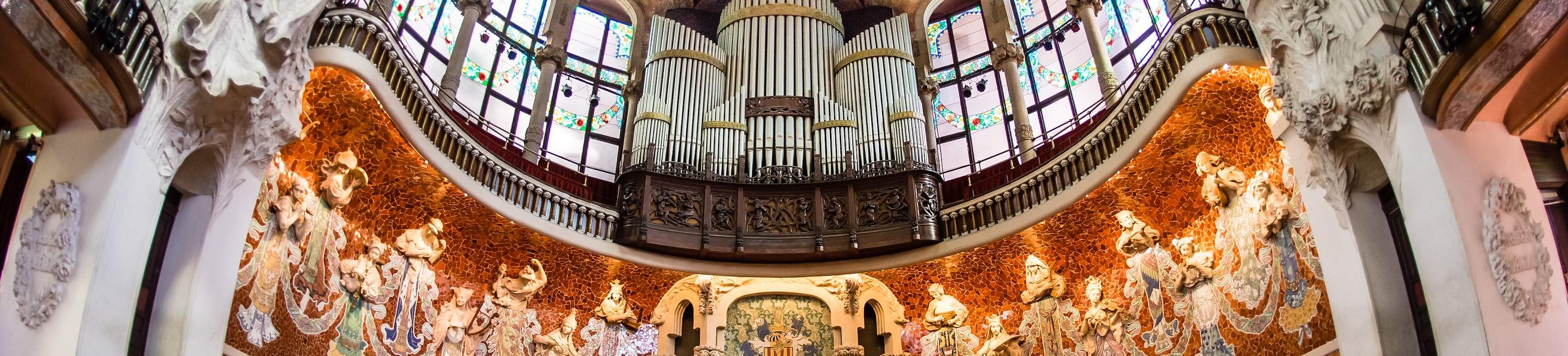 сцена Дворец каталонской музыки