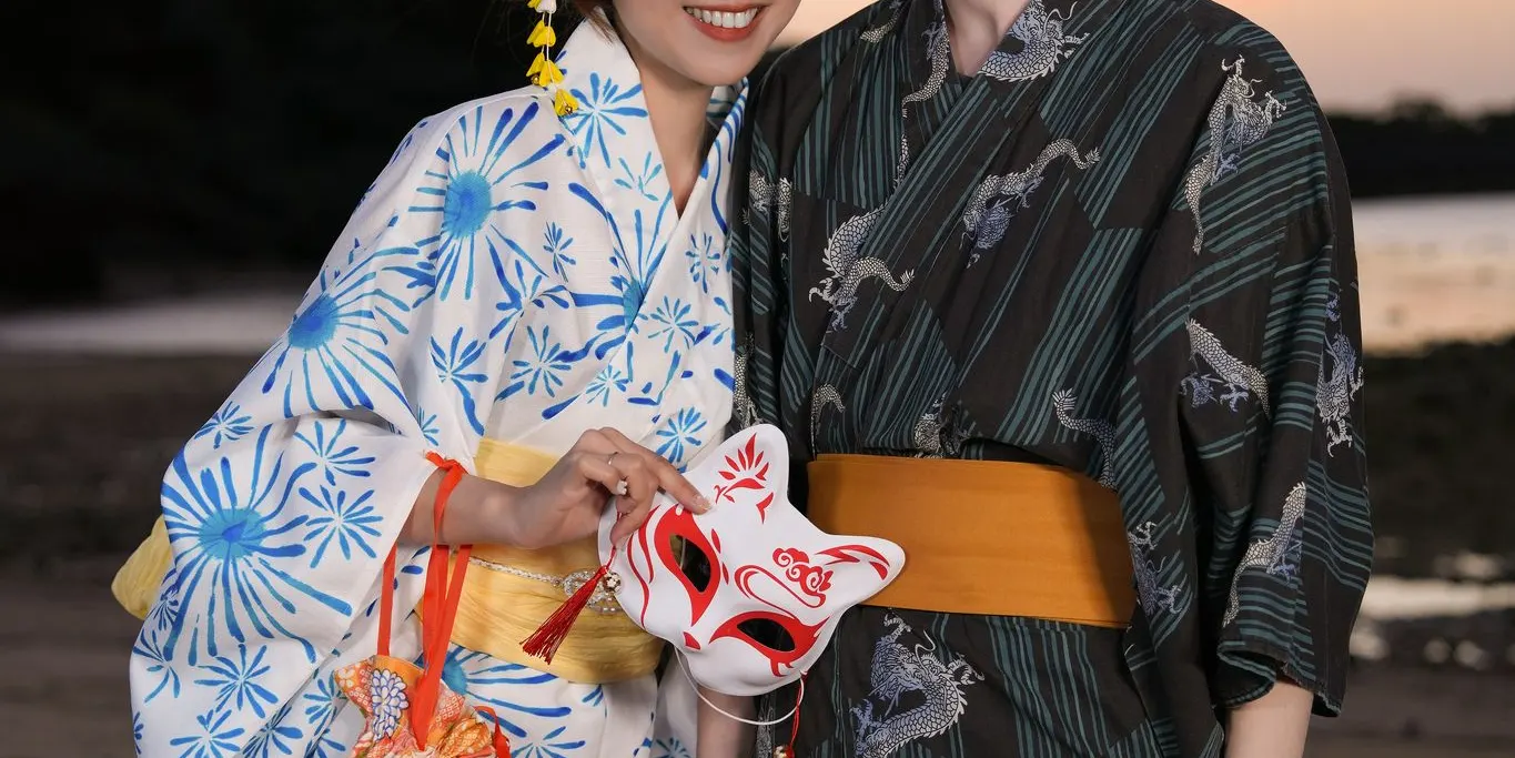 冲绳恩纳浴衣花火摄影