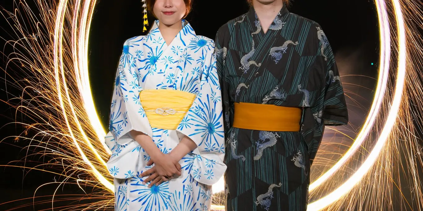 冲绳恩纳浴衣花火摄影