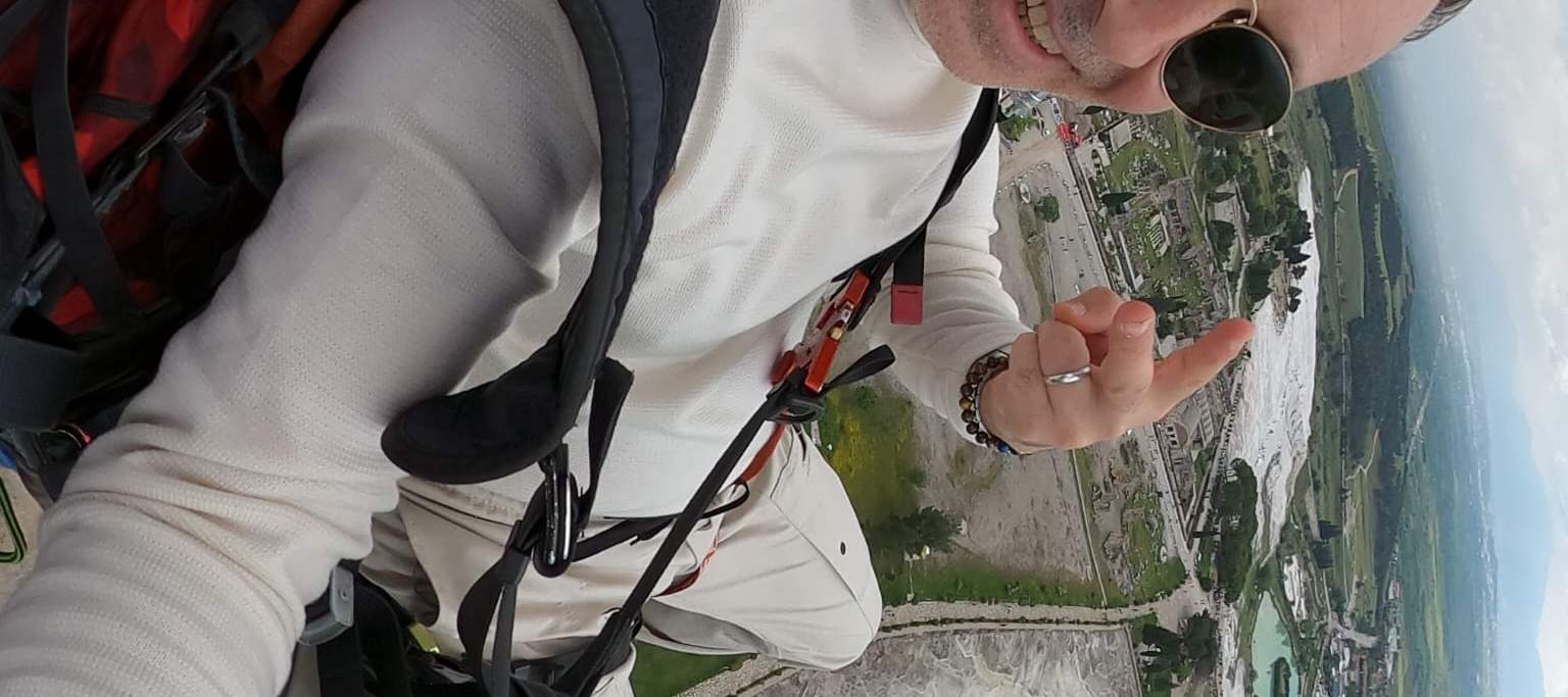 Полет на параплане в Памуккале с трансфером из отеля