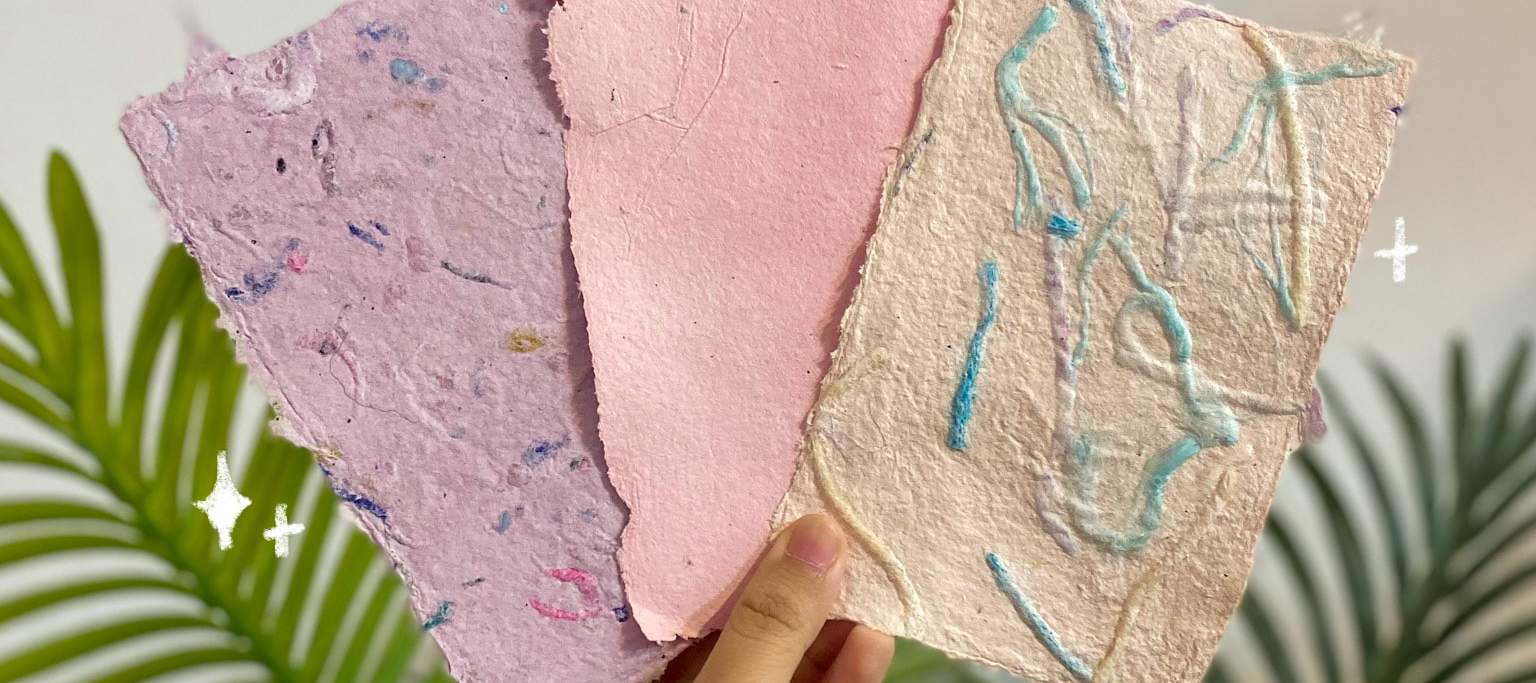 Taller de fabricación de papel sostenible