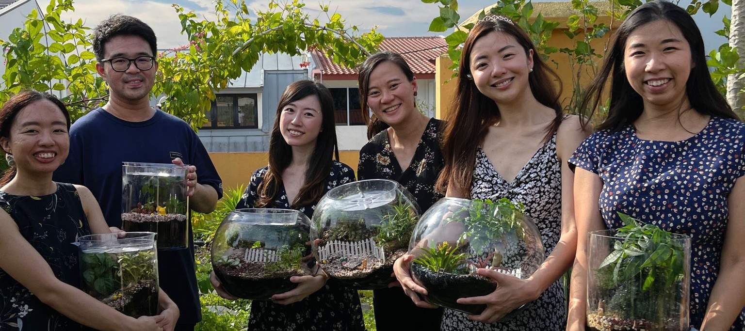 在The Sundowner參加大型生態瓶工作坊