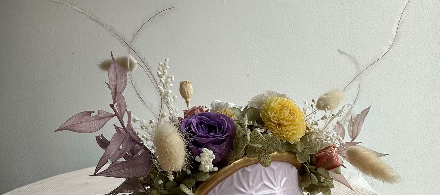 日本AUBE保鮮花專業證書課程, 初階一共五個作品