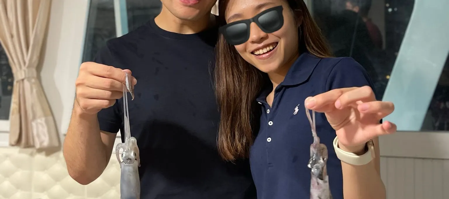游艇夜钓墨鱼体验｜鱿鱼之旅｜将军澳