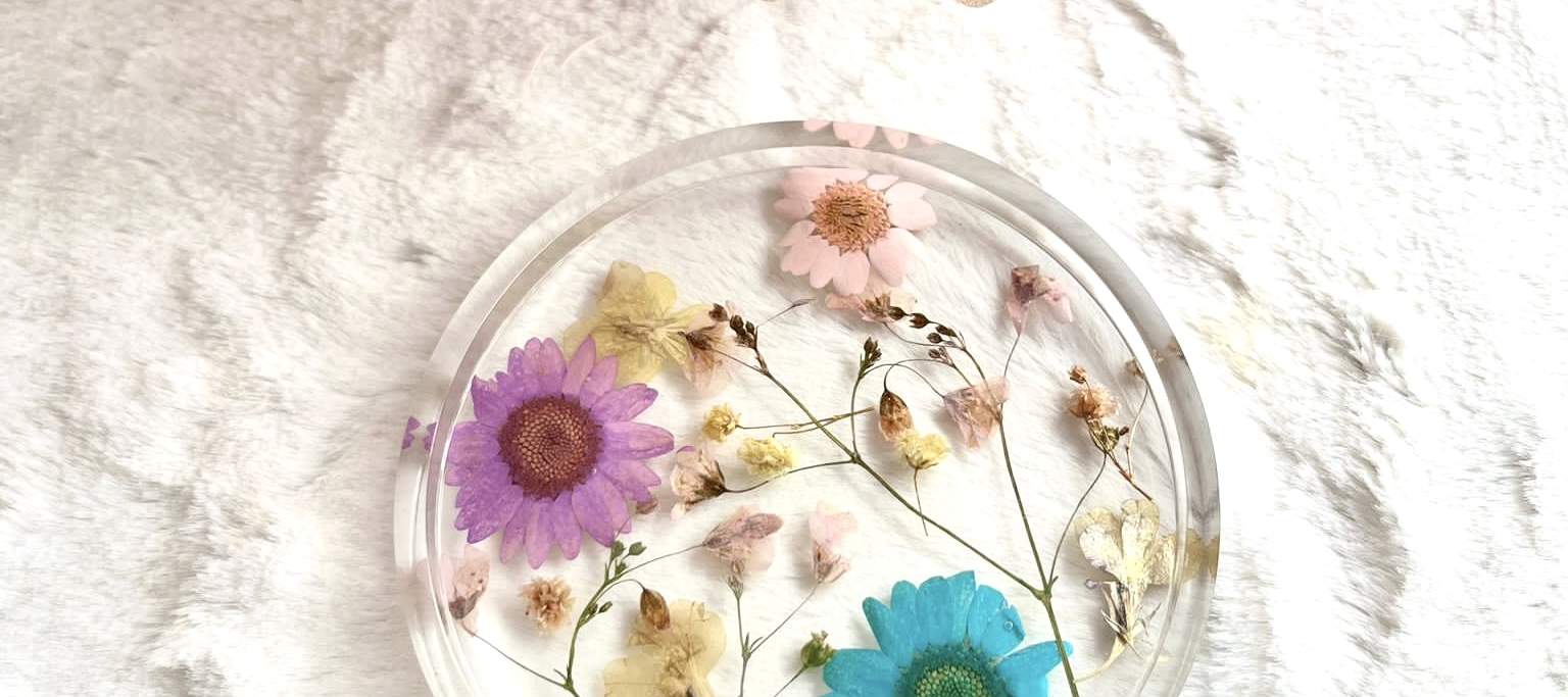 Floral Resin Coaster in Singapore Klook