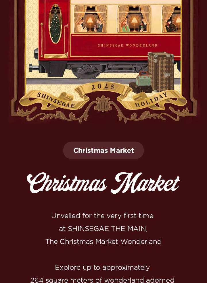 Shinsegae Department Store Benefit Coupon in Myeongdong