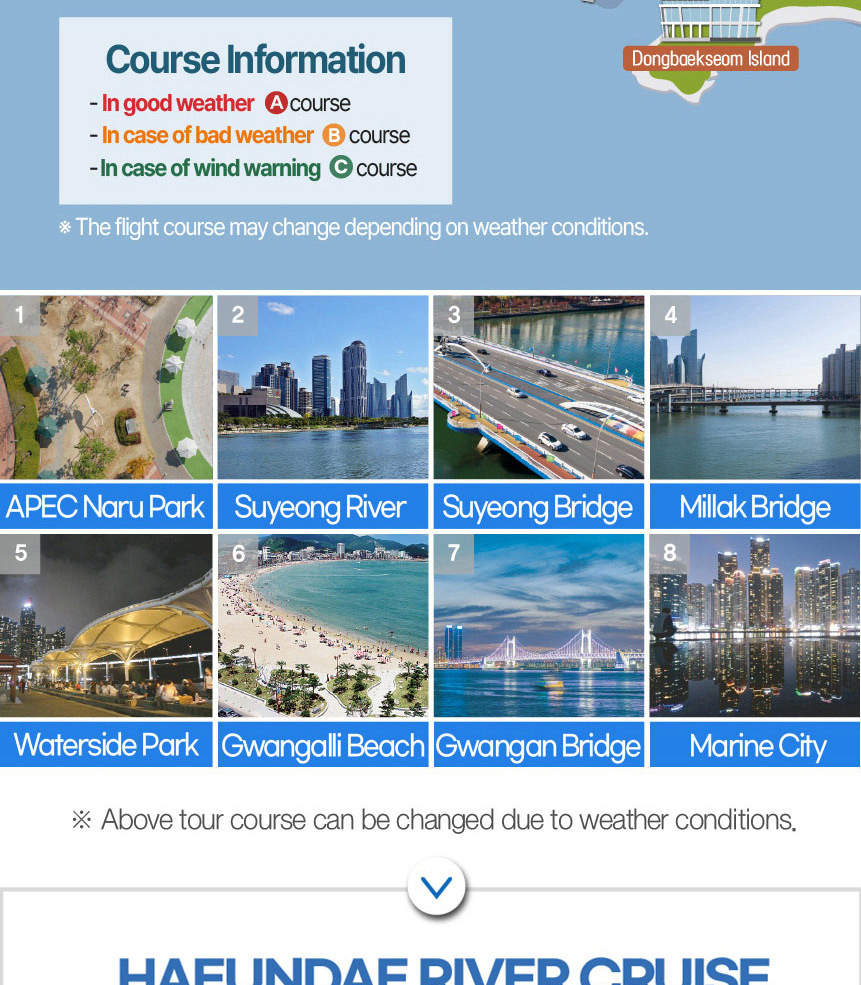 Busan Yacht Tour Haeundae Flussfahrt