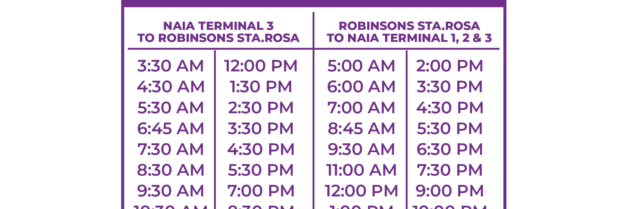 Transferts en navette premium à l'aéroport international Ninoy Aquino (NAIA) pour Manille