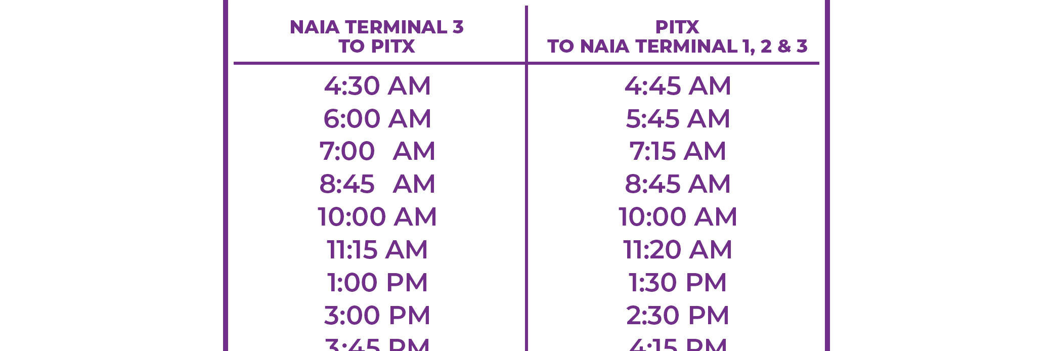 Transferts en navette premium à l'aéroport international Ninoy Aquino (NAIA) pour Manille