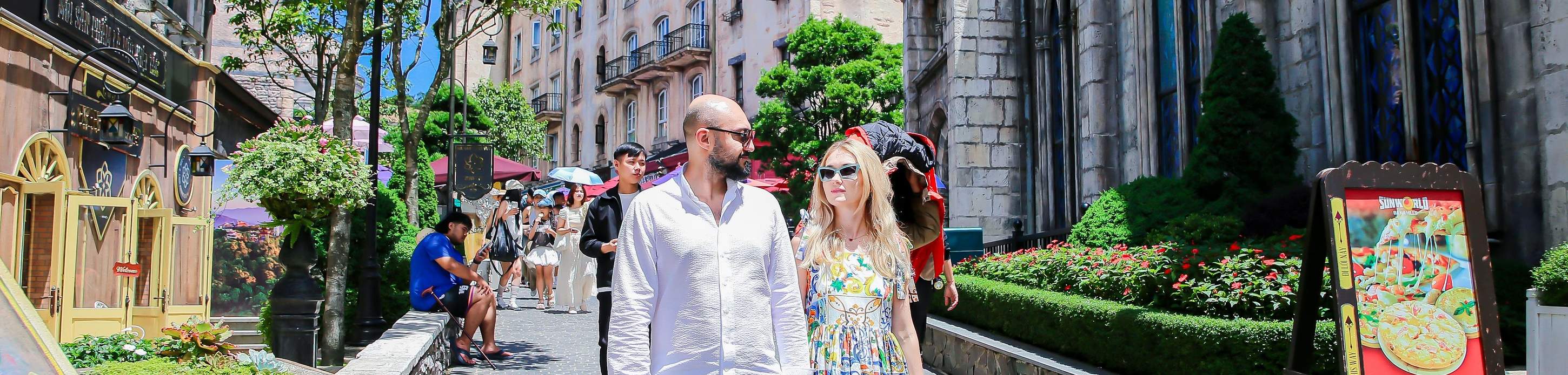 Servizio fotografico di 3 ore al Ponte d'Oro nelle Ba Na Hills
