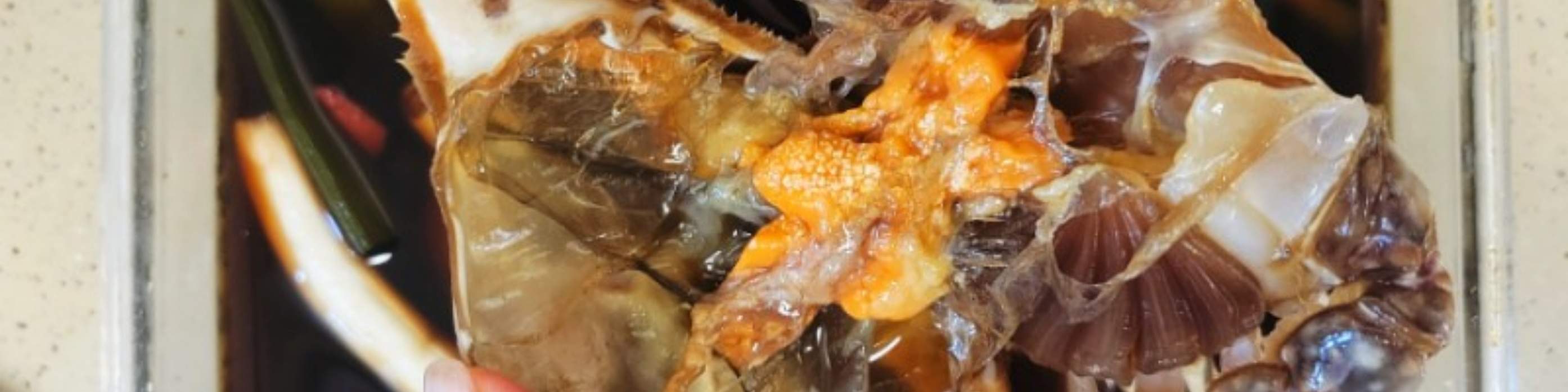 Marinated crab with soy sauce