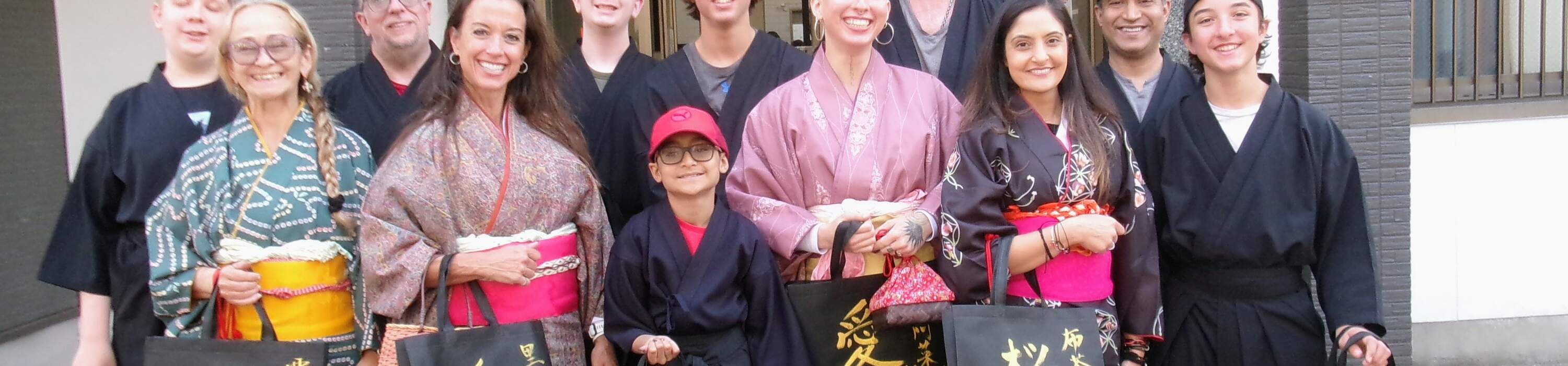 Learn Japanese calligraphy and Zen while wearing a kimono