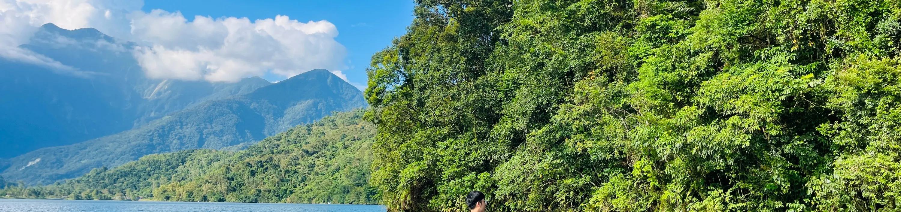 Two people playing sup
