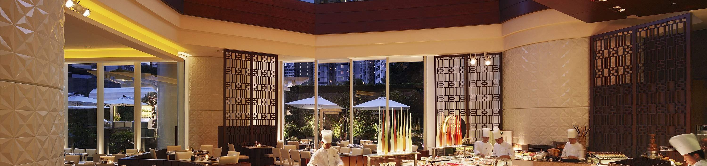 Hong Kong Conrad Hotel丨Garden Café丨Almuerzo buffet ‘Festa Italiana’｜Marisco helado, exquisiteces italianas 