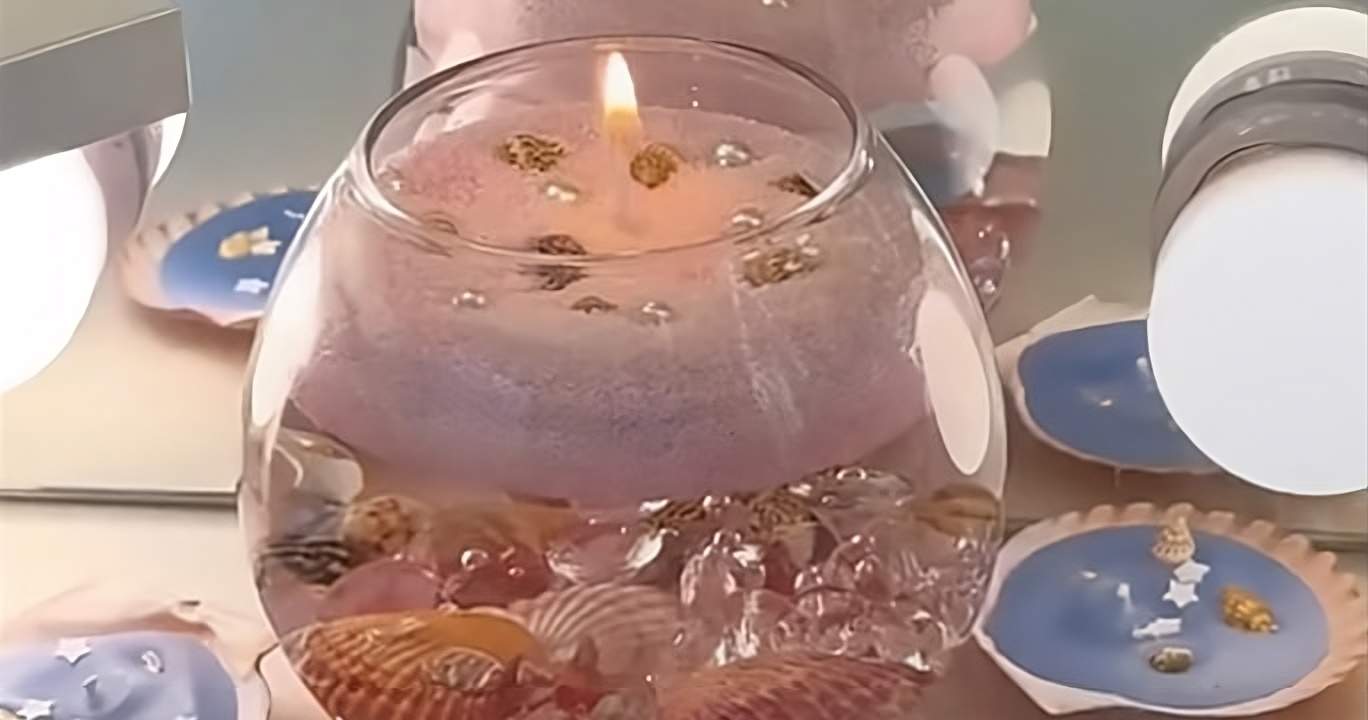 럭키 젬 워터 캔들