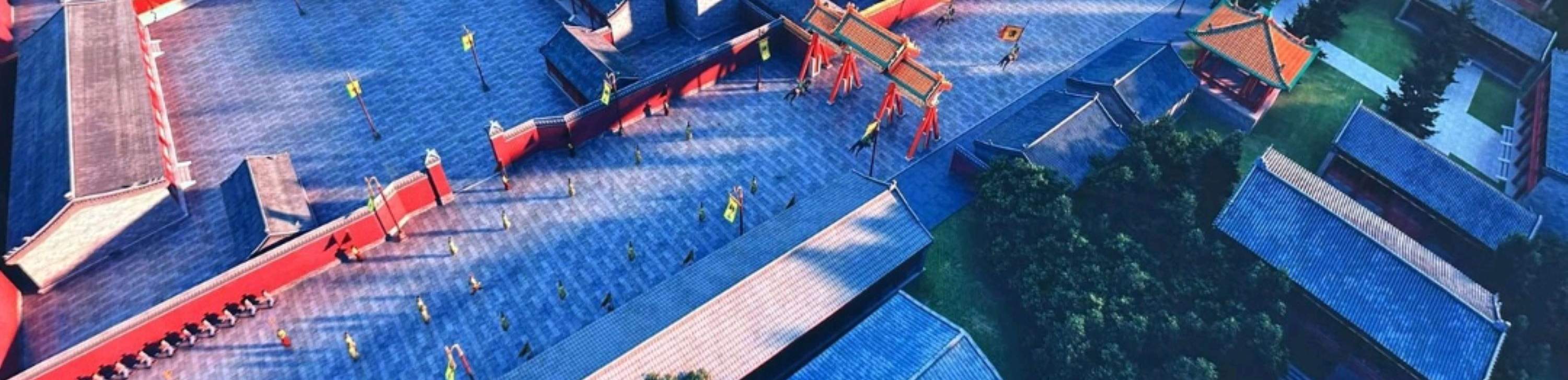 Menciptakan suasana visual yang romantis dan bernuansa Cina