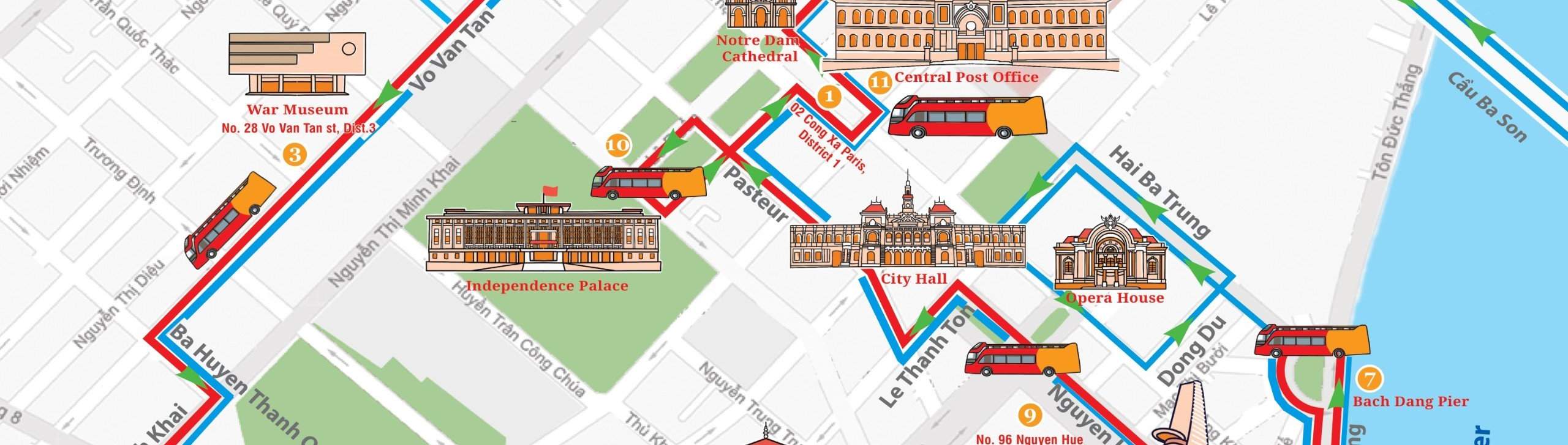Ho Chi Minh City Hopon Hopoff Sightseeing Ticket Klook Singapore