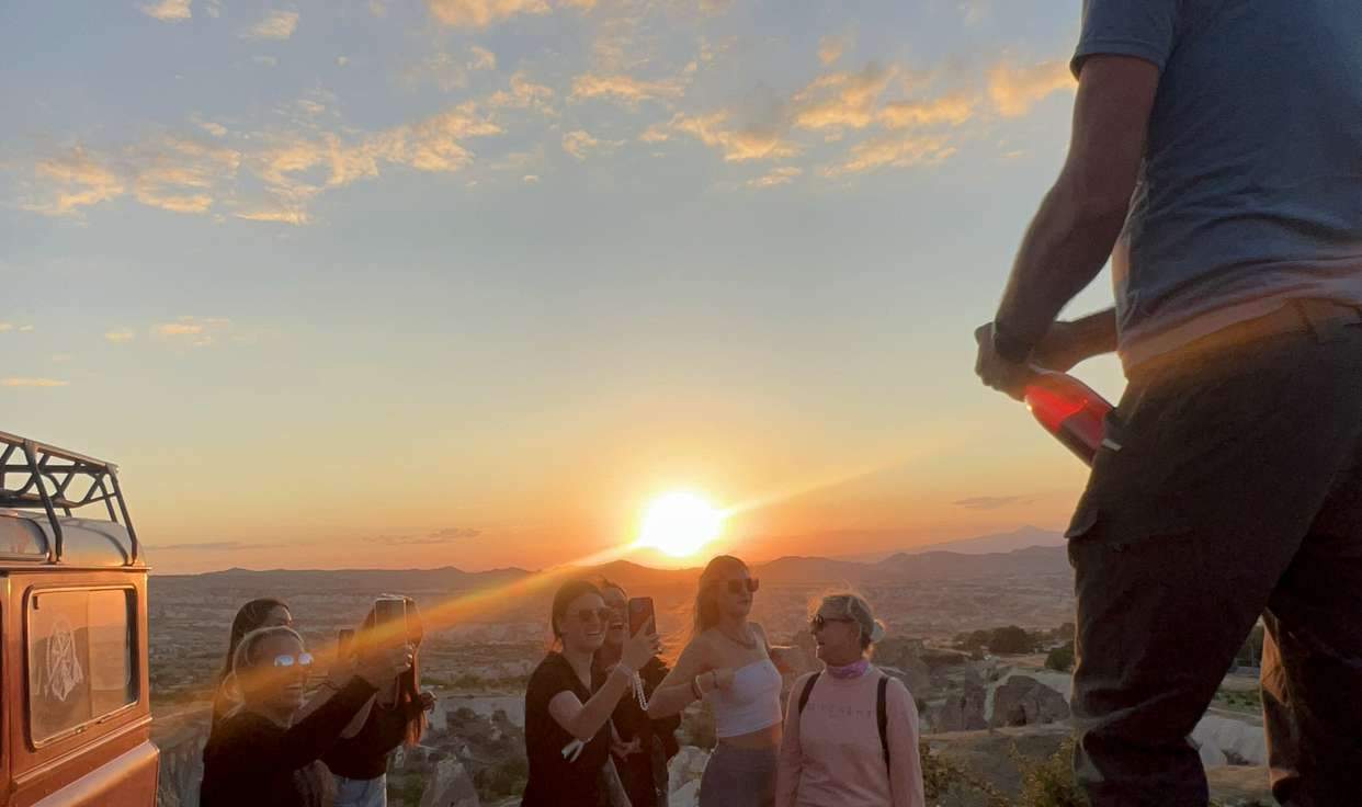 Vallée Rouge au coucher du soleil