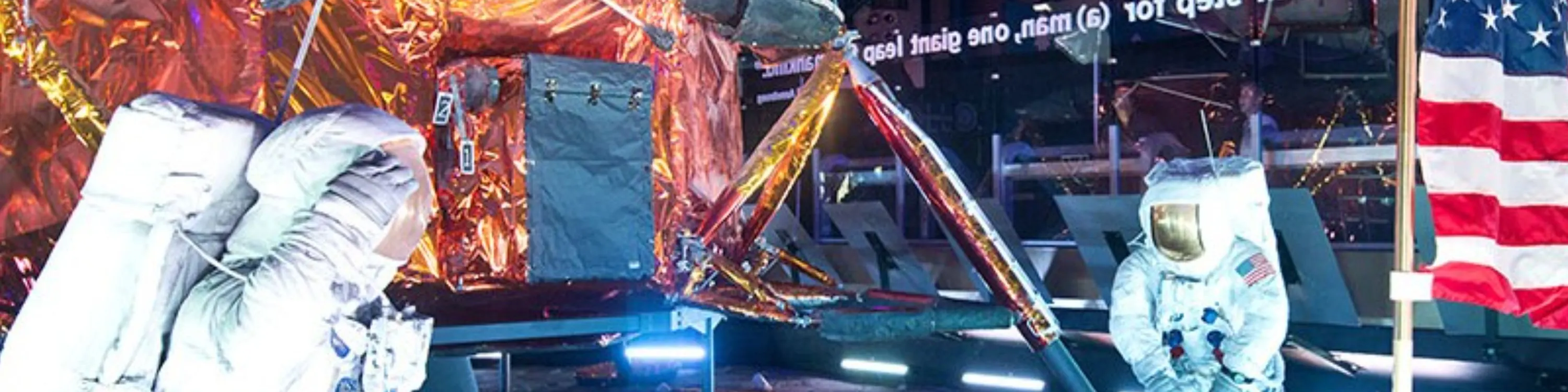 See astronauts make their mark on the moon in an exhibit!