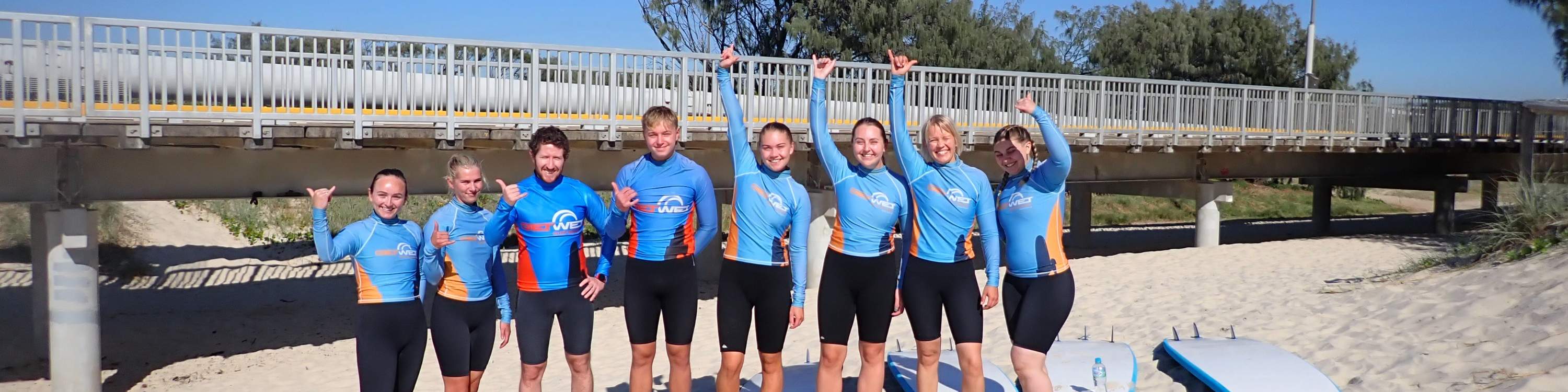 Pengajar luncur air untuk pemula