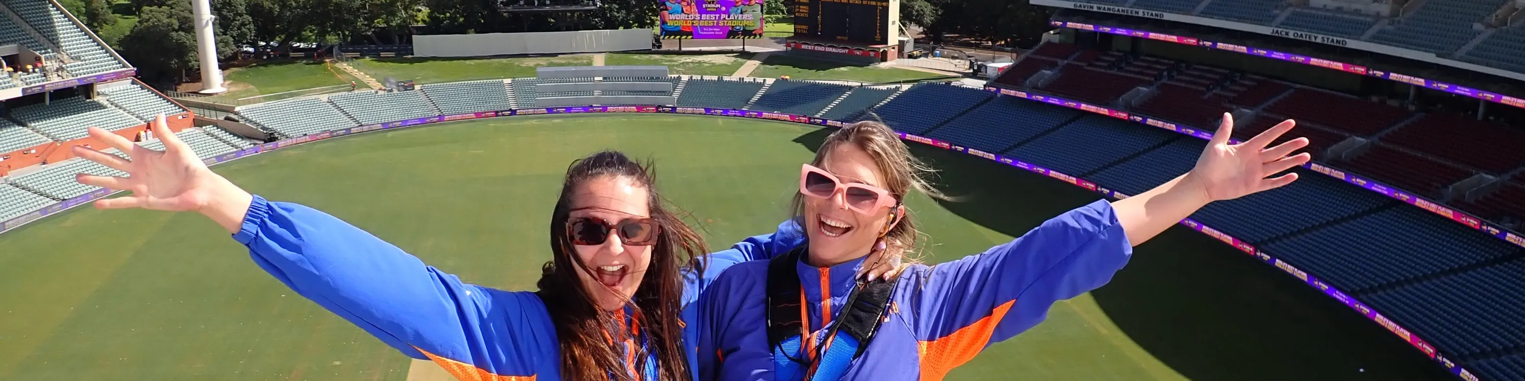 Adelaide stadium climb