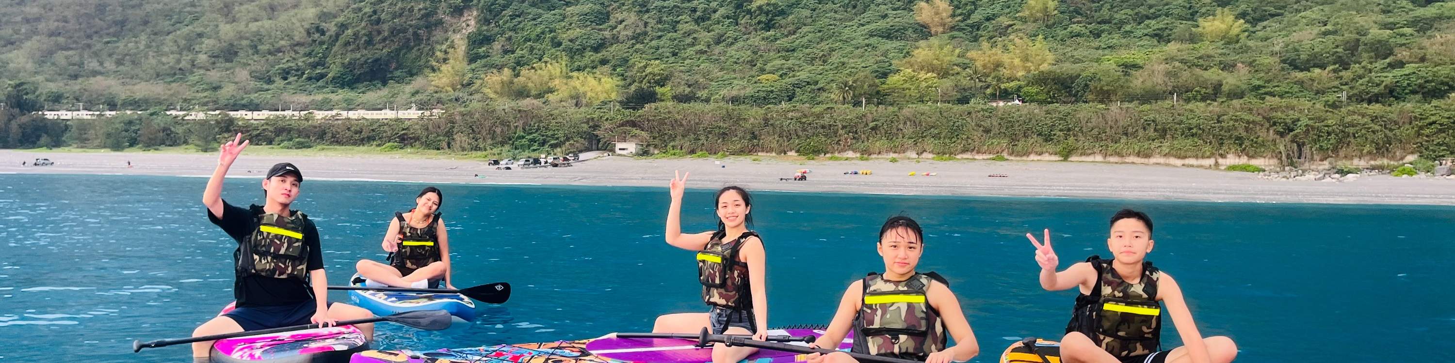 Hualien: Qingshui Cliff Kanu- und SUP Stand Up Paddle-Erlebnis