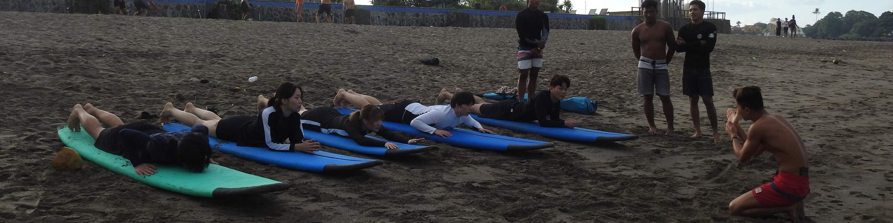 Surfunterricht in Canggu Bali mit koreanischsprachigem Lehrer Klook