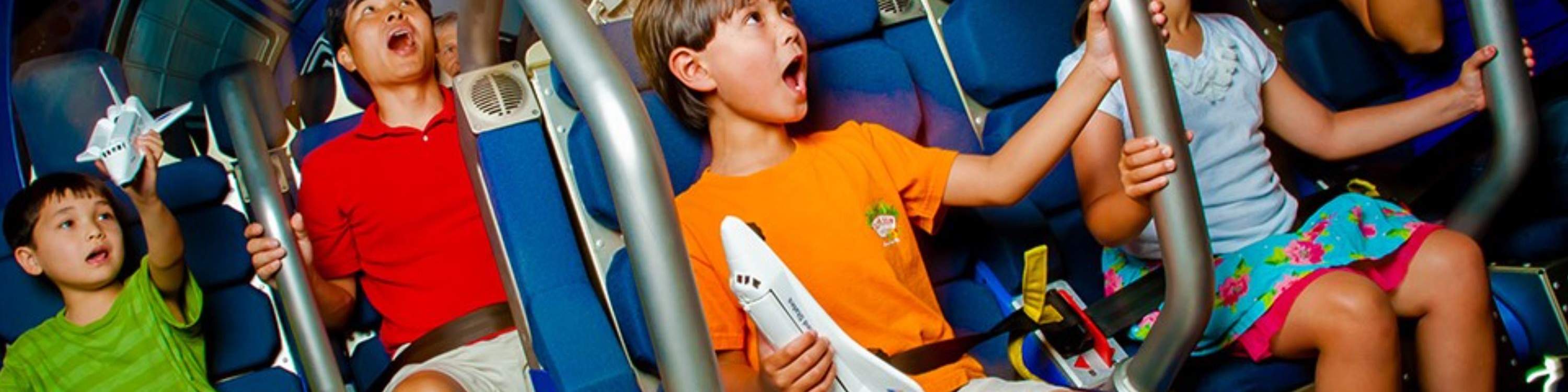 Experience what it's like to lift off in a space shuttle!