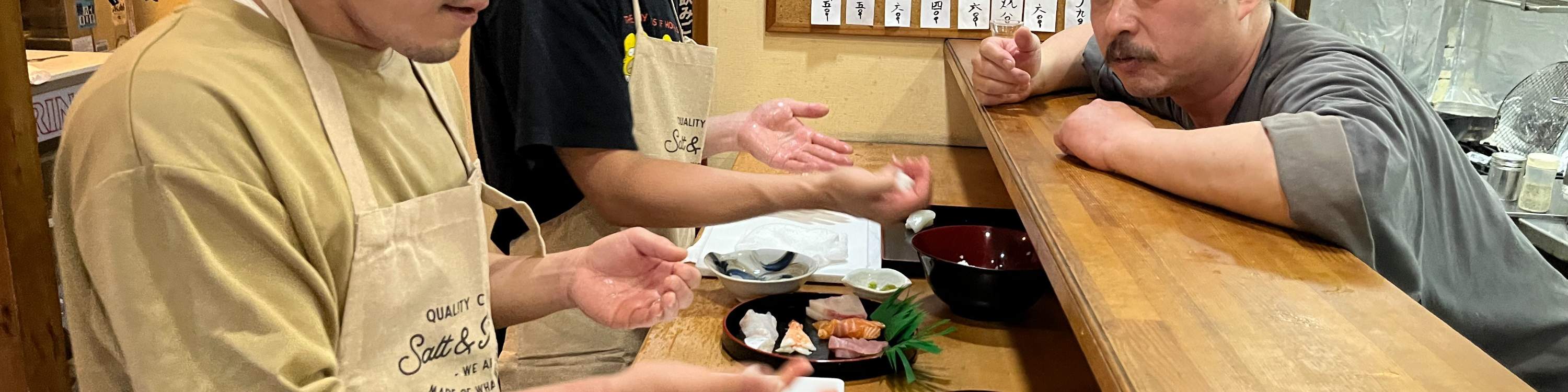 自分で寿司を作る