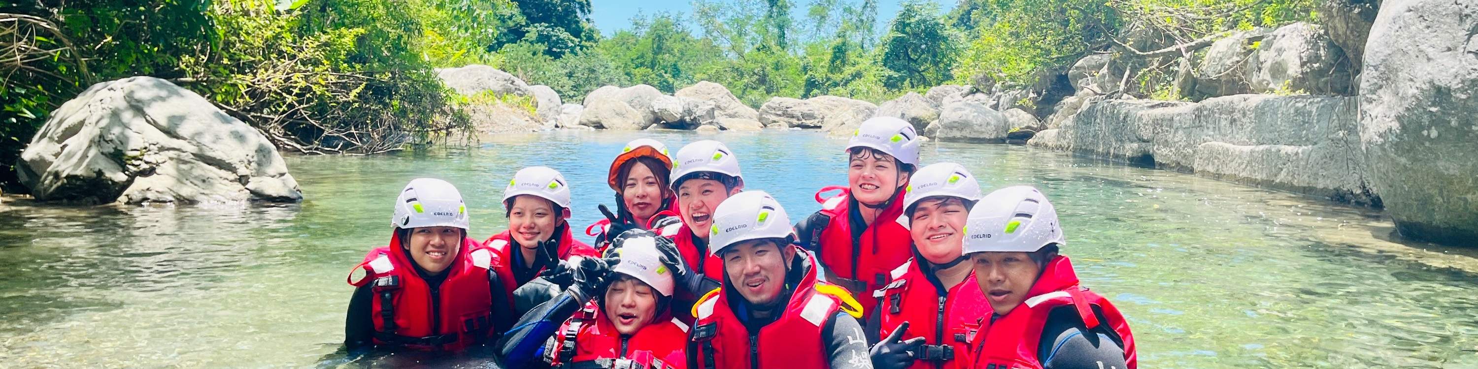 Hualien: Pengalaman Penelusuran Sungai Bei Xi di Tiga Stand/termasuk memanjat air terjun, menyelam, dan bersantap ala Aborigin