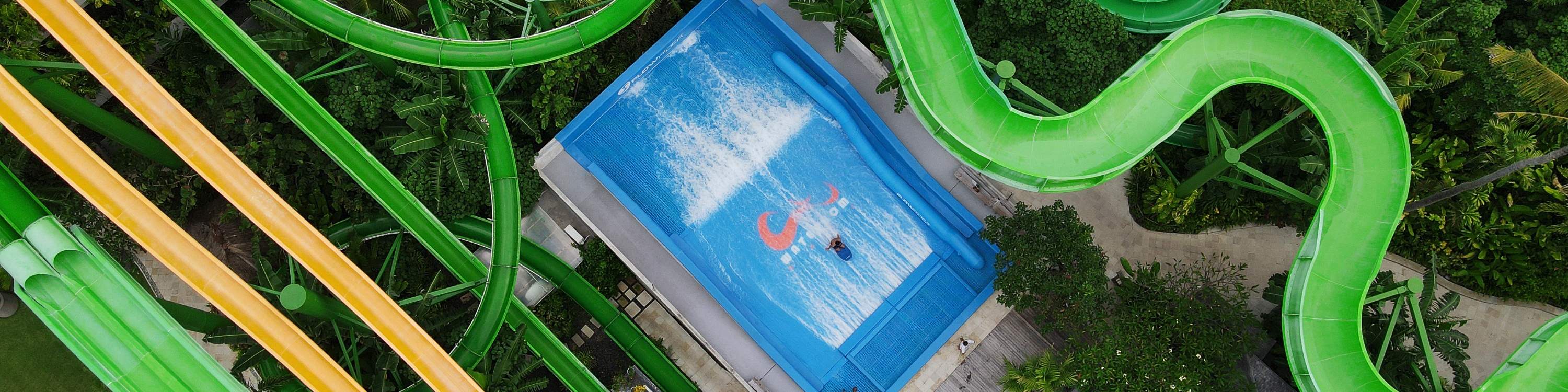 slides at waterbom