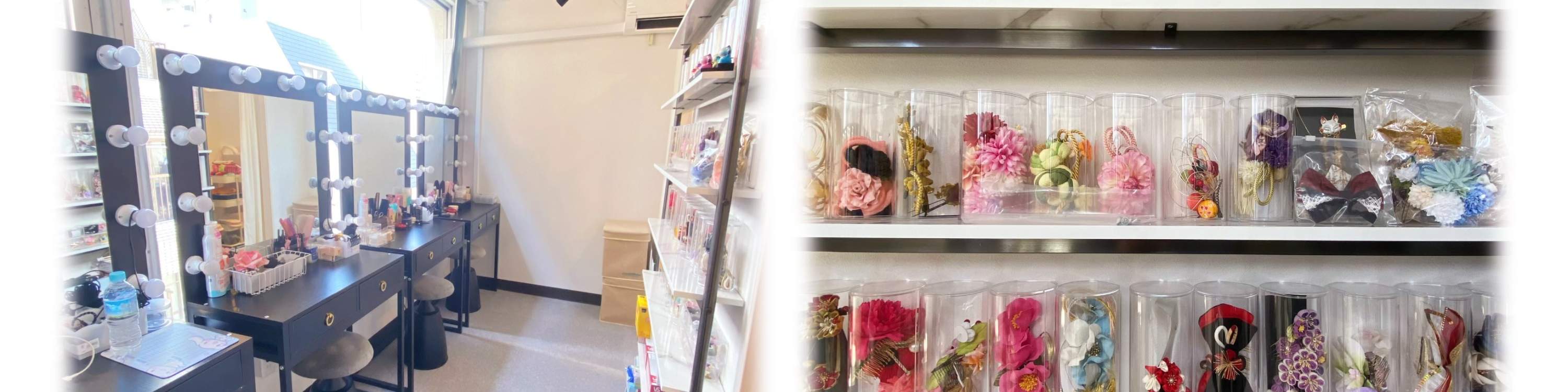 Vestidor privado separado y vestidor para chicas