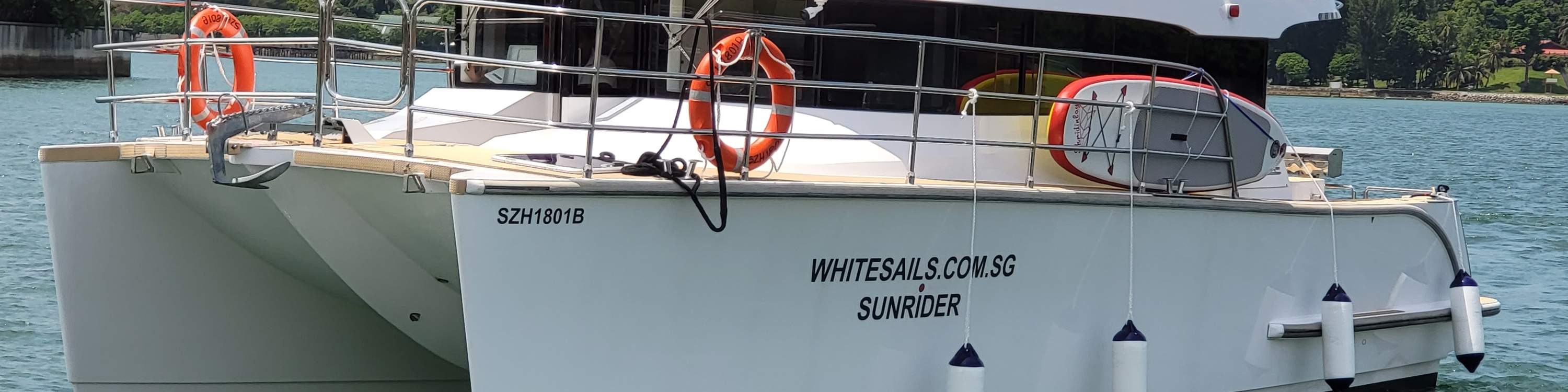 Singapur Privater Yachtcharter von White Sails