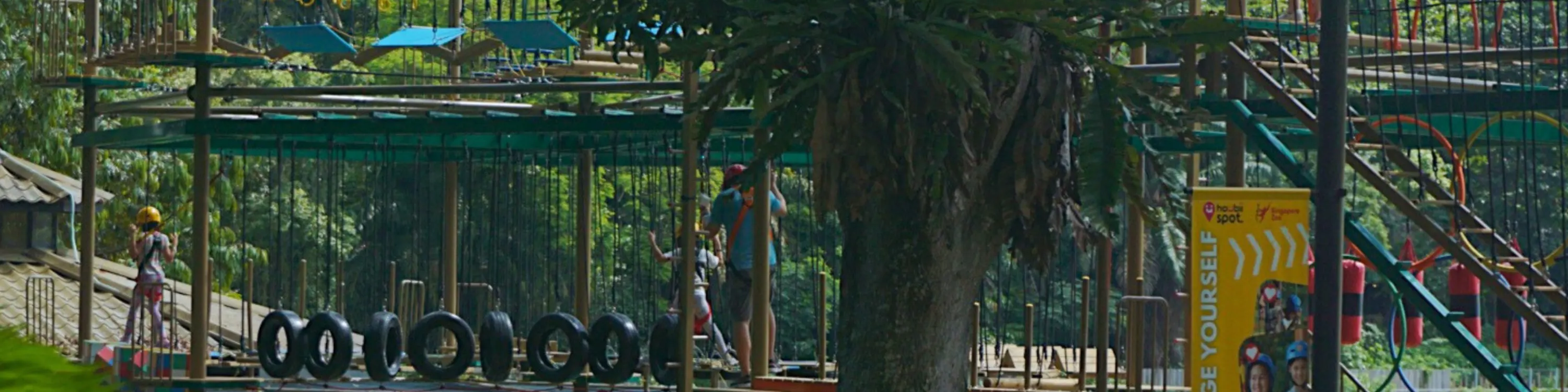Houbii Spot Rope Course At Zoo