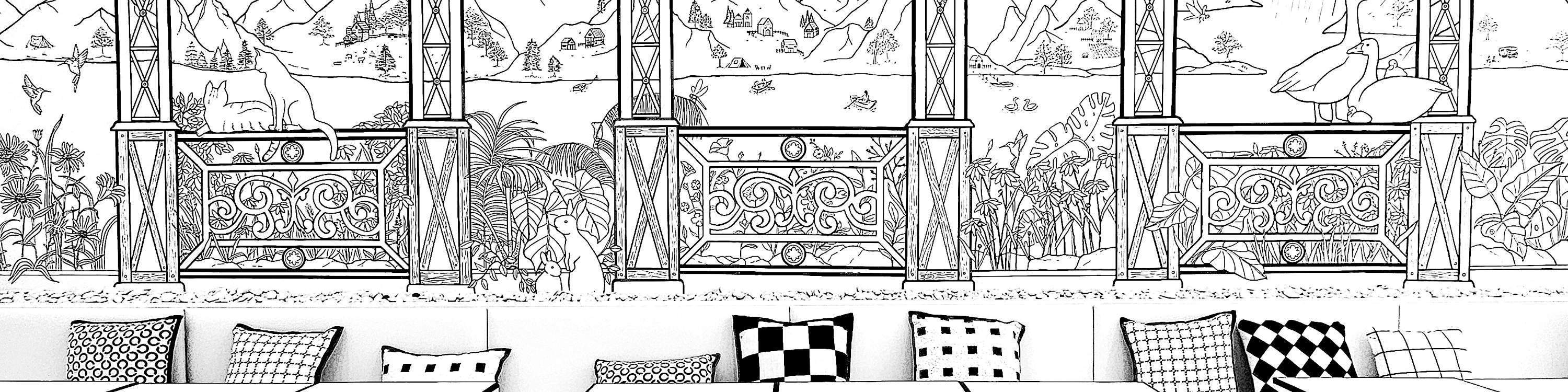 คาเฟ่โมโนโครมในสิงคโปร์