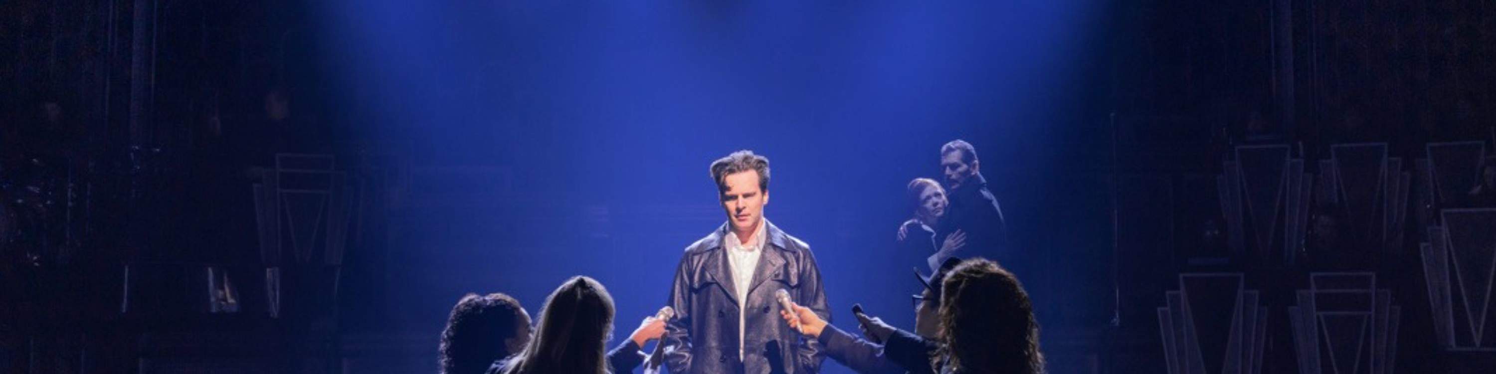 Groff belts out a Bobby Darin classic, bringing timeless energy to the Broadway stage