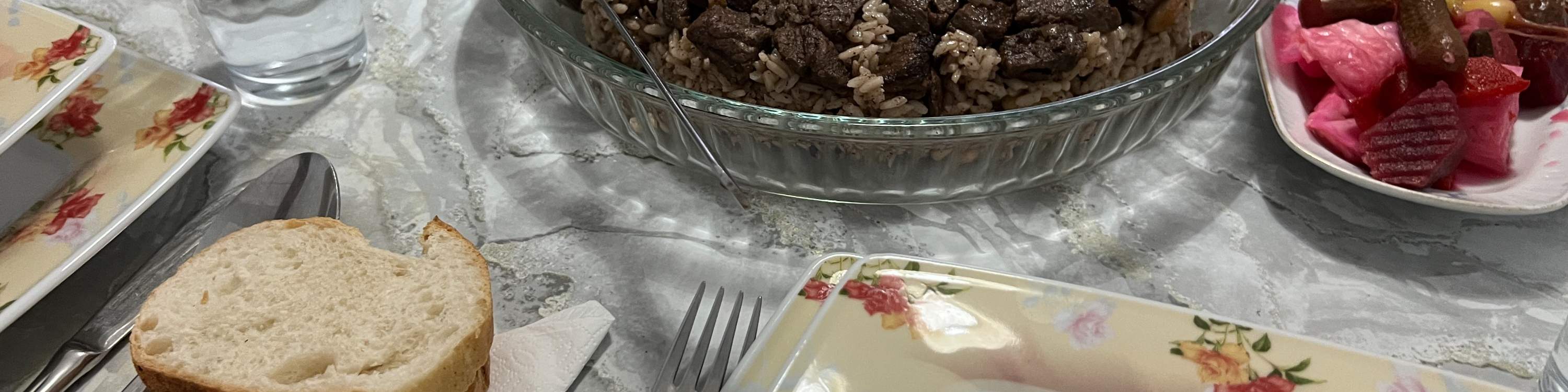 Authentisches türkisches Abendessen bei einer einheimischen Familie