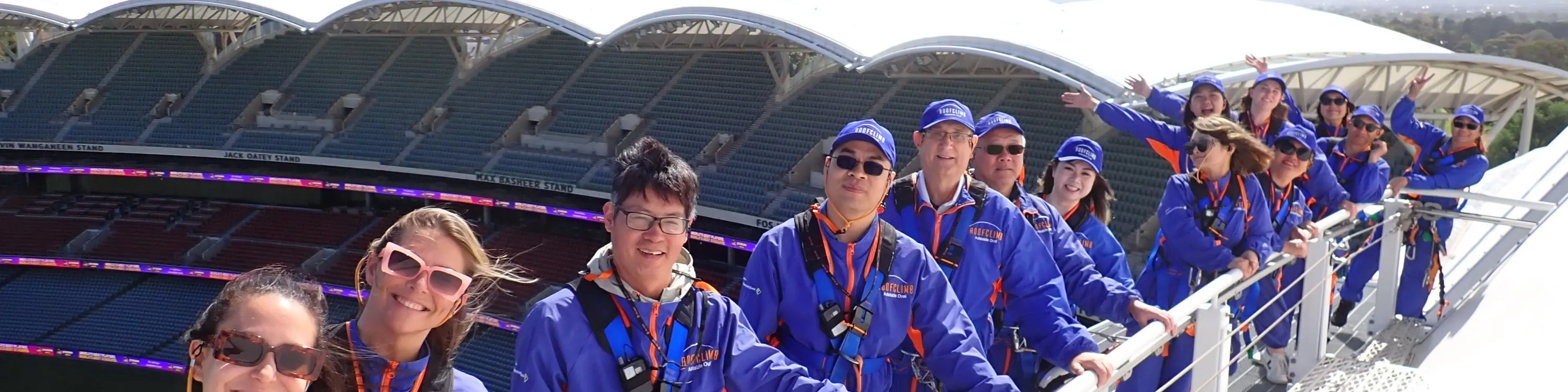 Adelaide oval stadium climb