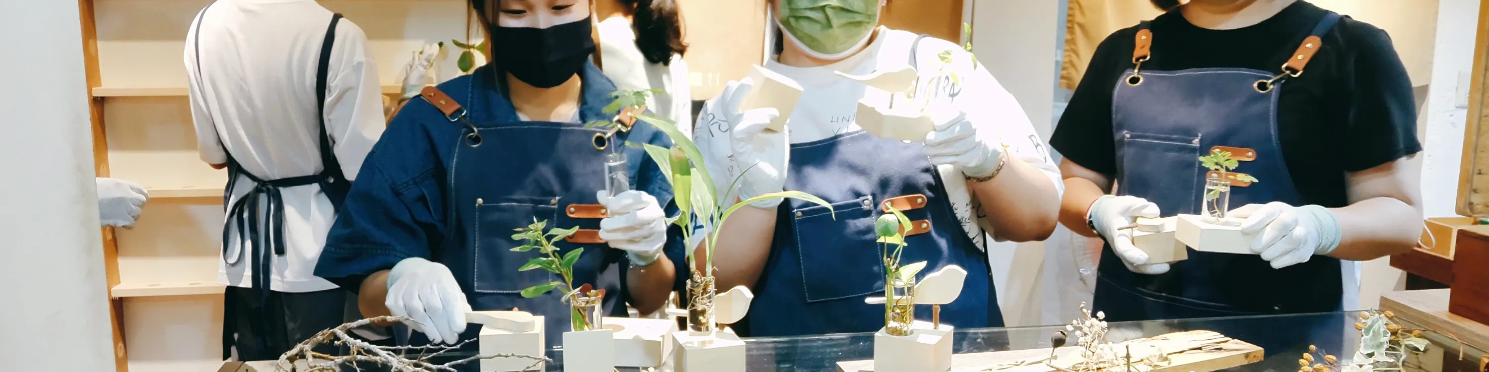 宜兰｜白米木屐馆｜木艺花器手作体验