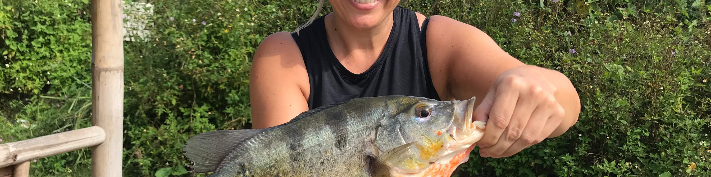 Memancing ikan besar di Chiang Mai