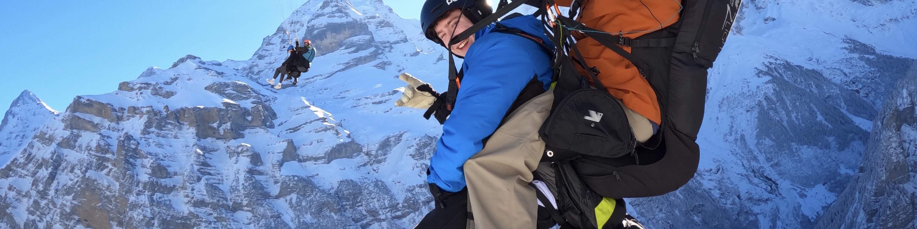 Penerbangan Tandem Paragliding Murren - Lauterbrunnen 