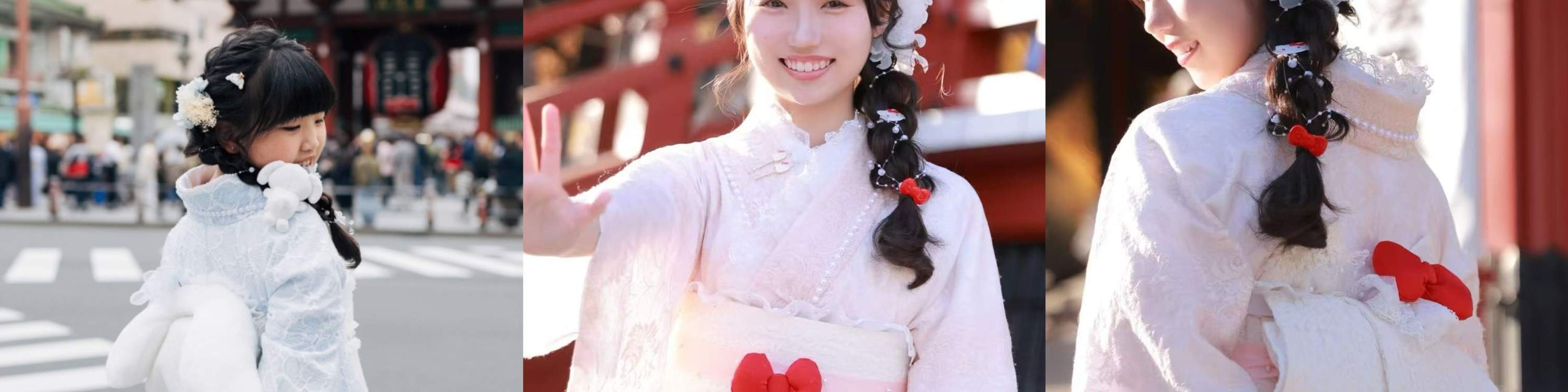 Chọn Kimono lấy cảm hứng từ các nhân vật nổi tiếng Nhật Bản mà bạn yêu thích: Kimono Nhân Vật Klook Độc quyền: Hồng, Tím/Đen, Đỏ/trắng, xanh dương