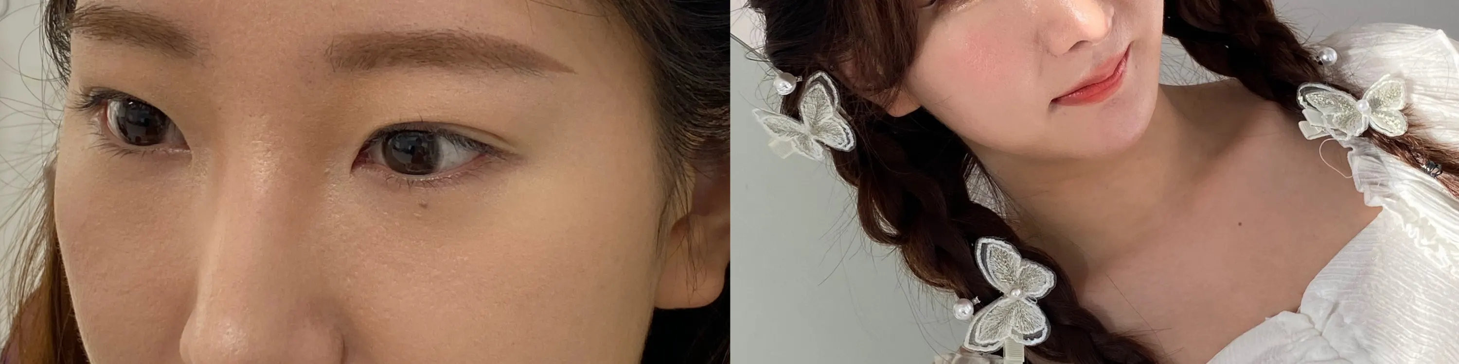 节日发型和化妆