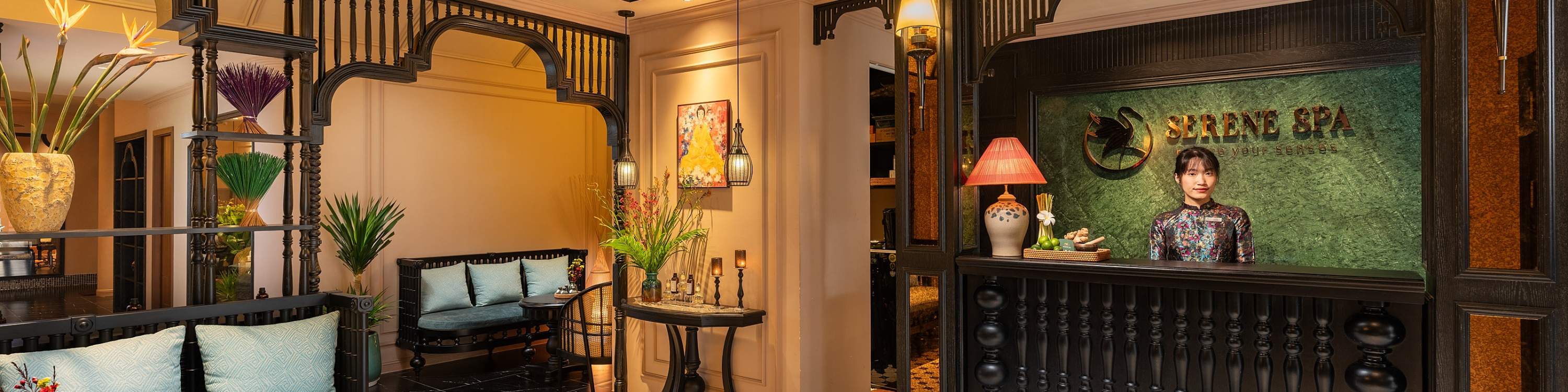 寧靜SPA的內部裝潢